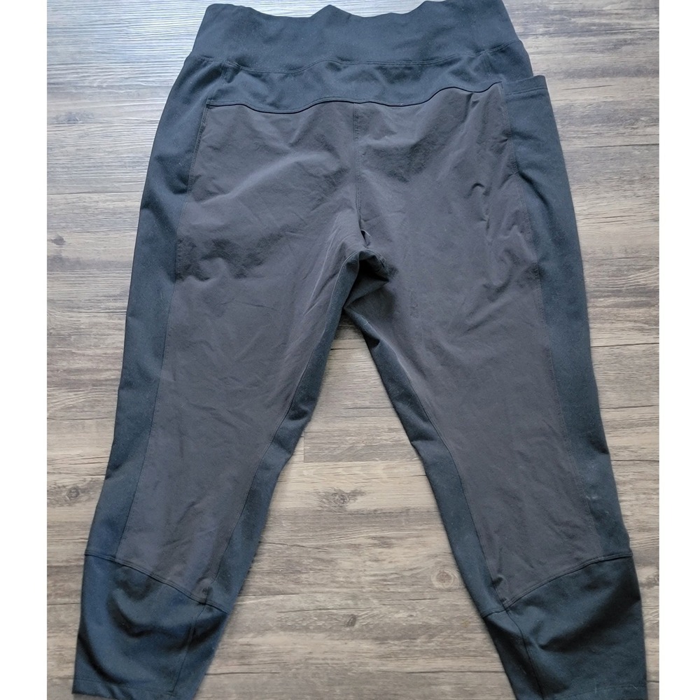 REI Co-op Mens 1XLarge Active Hybrid Hiking Pants Black Gray Zipper Pocket - Picture 2 of 9